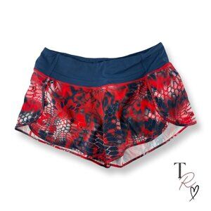 Born Primitive Free Flow Gym Shorts Freedom Patriotic Print Workout Size Large